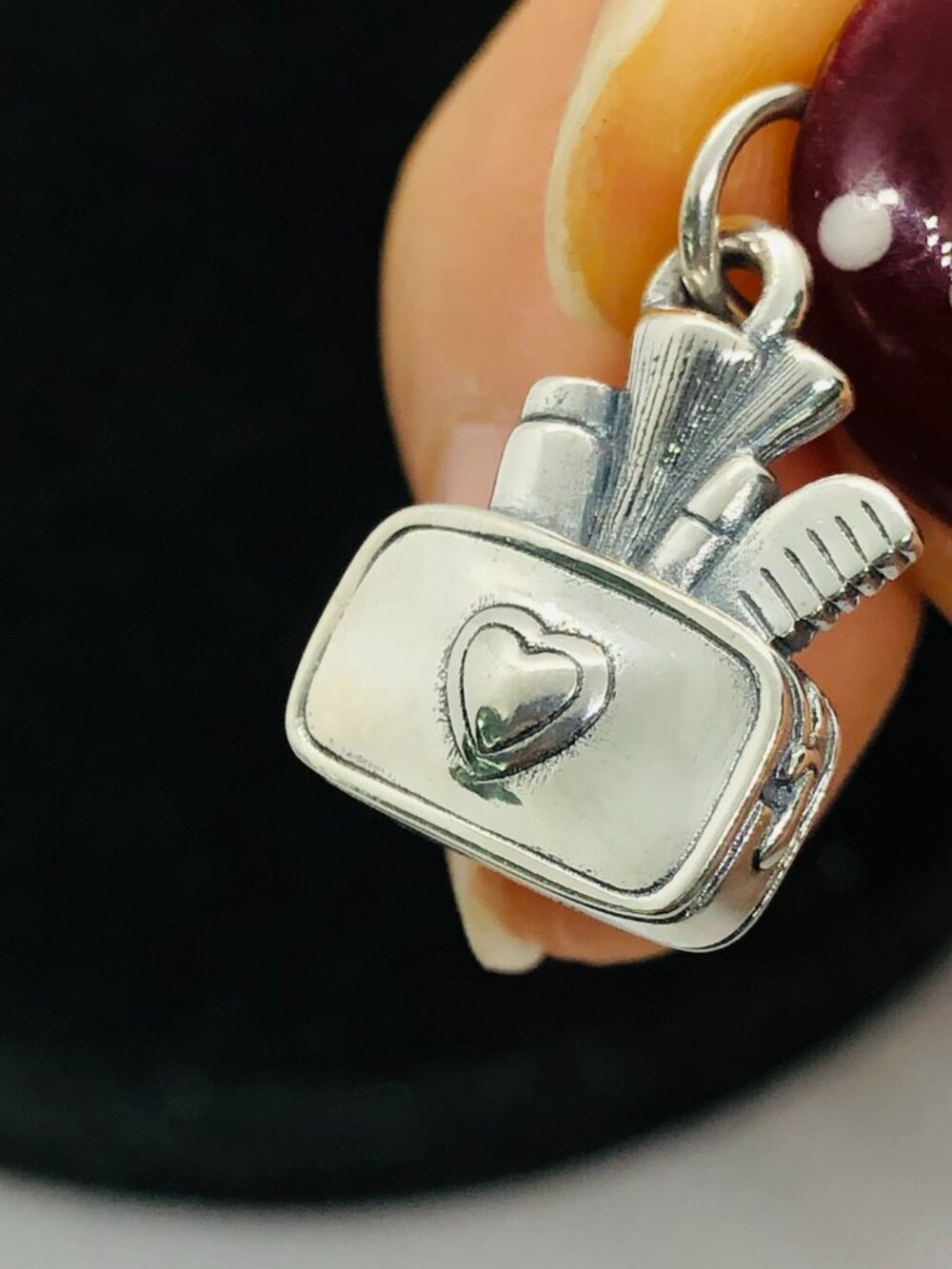 James Avery Love My Makeup Bag Charm